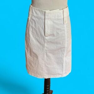 STRENESSE Cream Pencil Skirt